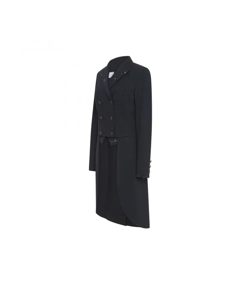 Samshield Dressage Tailcoat Flower Jewellery SS23 Black TT