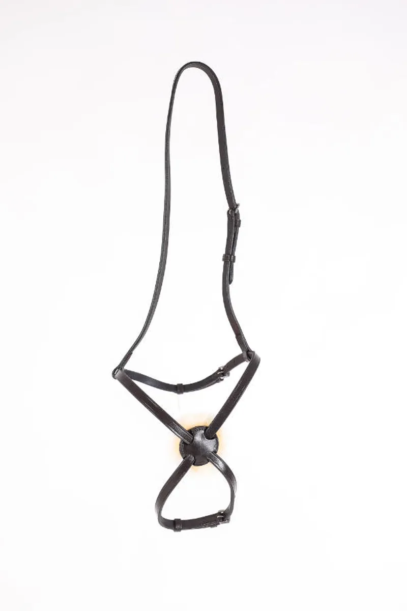 Celtic Equine Grackle Noseband Brown-1