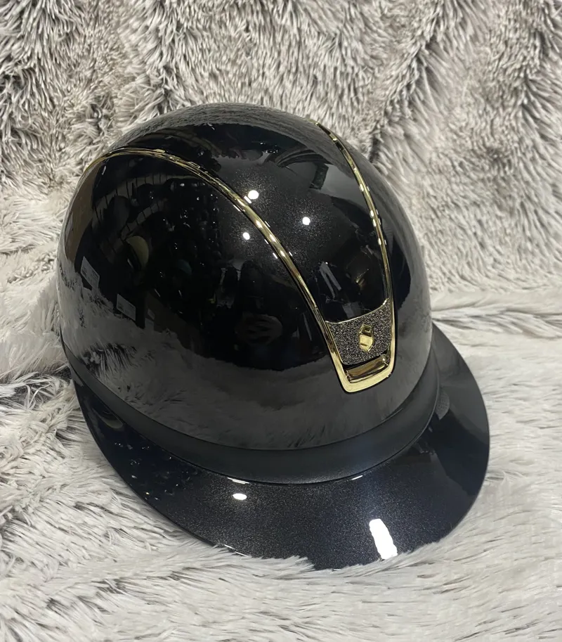 Miss Shadowglossy Gold Crystal Fabric Blazon and Trim Medium