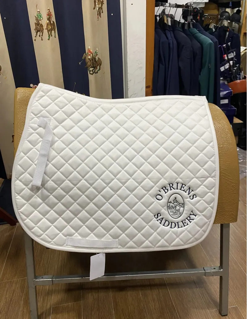 O'Brien's Saddlery Cotton Saddlepad White