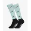 Harlow Pony Print Footsie Socks Blue Topaz