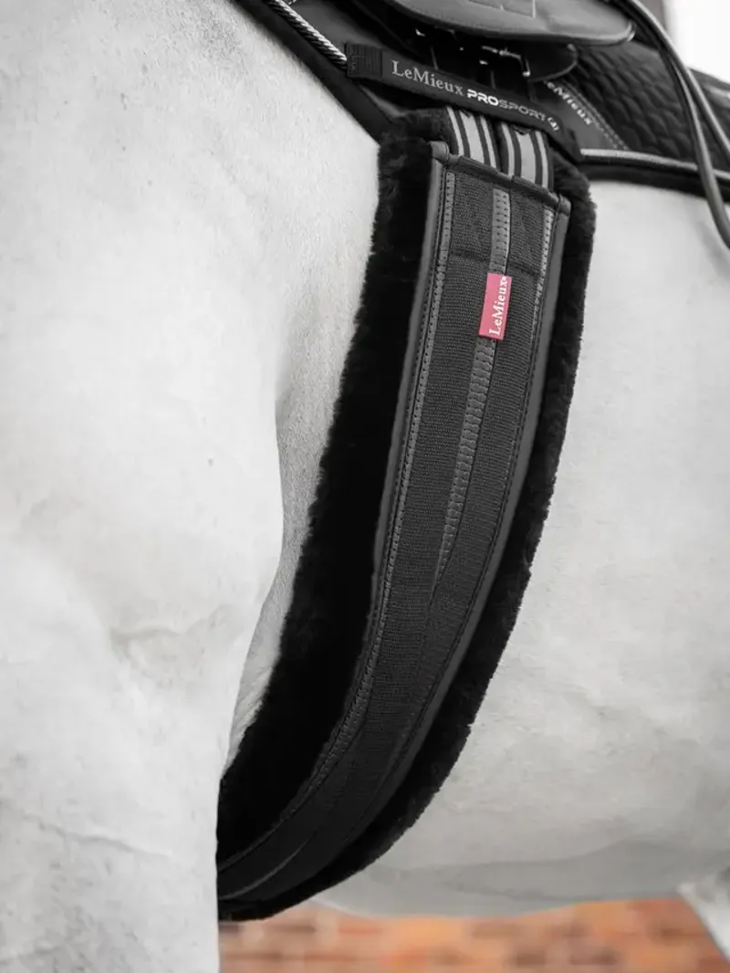 Le Mieux Fleece Lined Anatomic Girth Black/Black