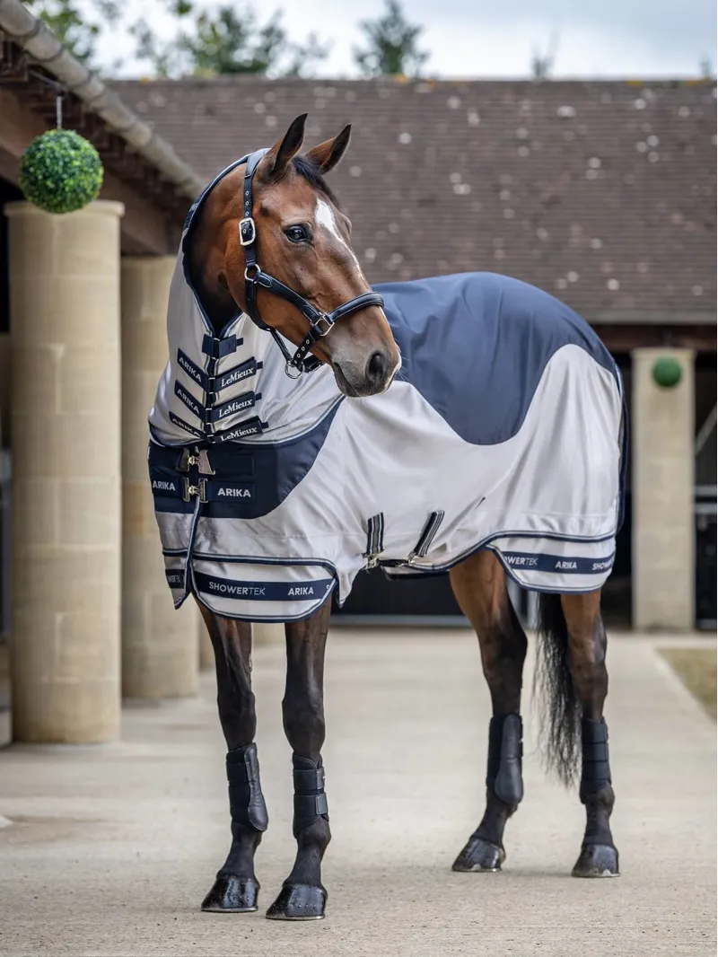 Le Mieux Arika Shower-Tek Fly Rug Navy