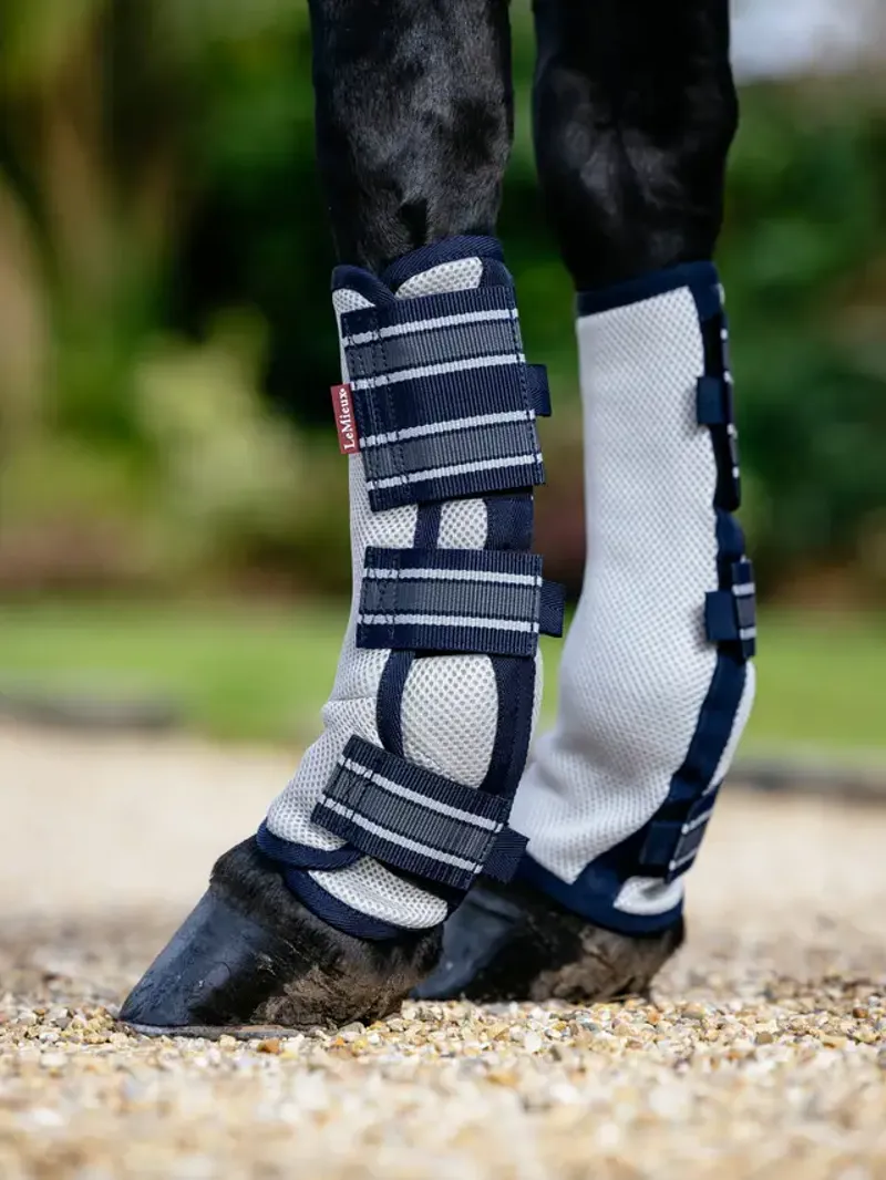 LeMieux Arika Mesh Fly Boots Navy 