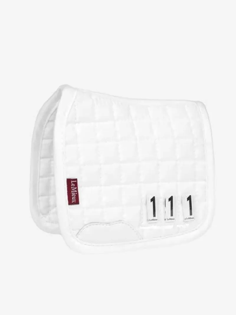Le Mieux Toy Pony Dressage Pad White-1