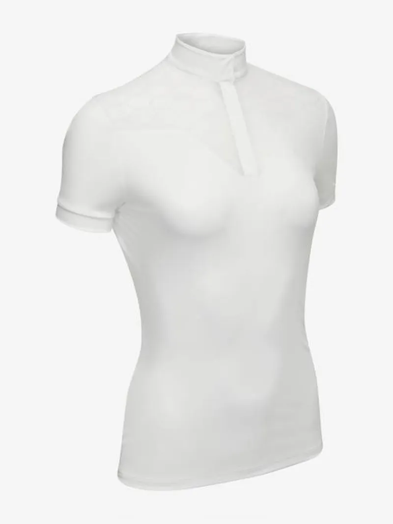 Le Mieux Emily Short Sleeve Show Shirt White-1