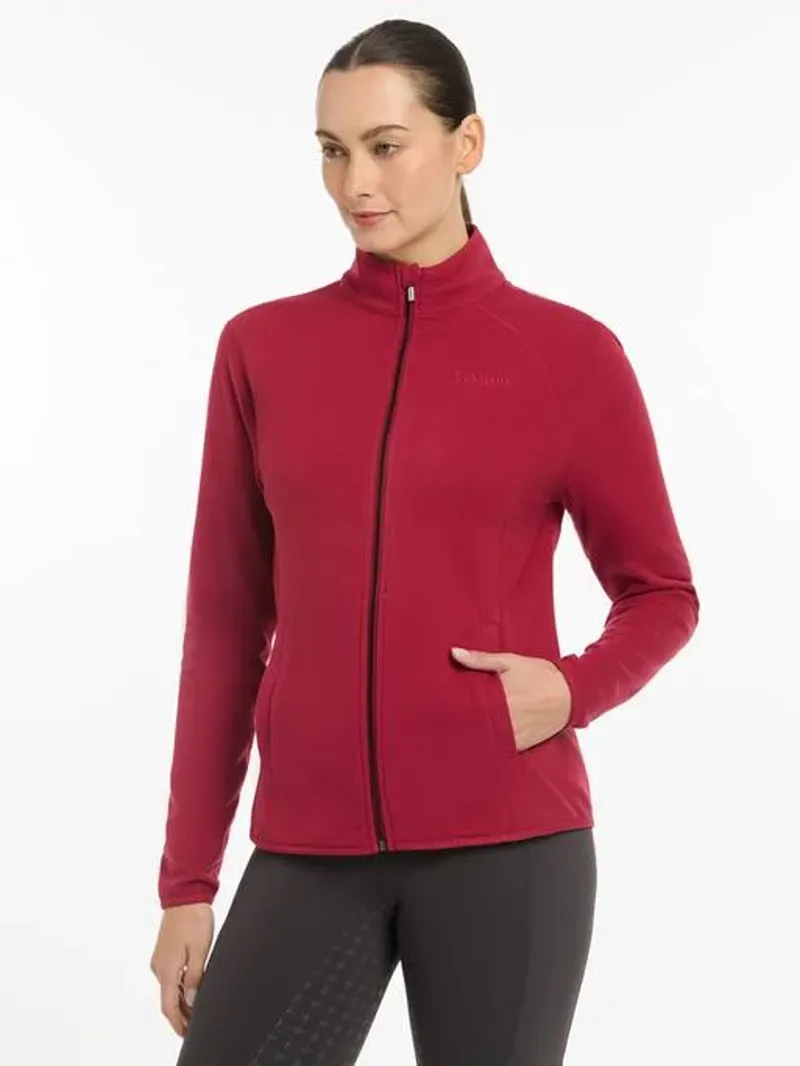 Le Mieux Faye Fleece Zip Through Ember-1