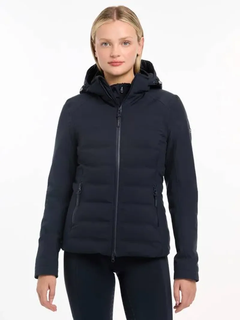 Le Mieux Brooke Waterproof Hybrid Jacket Navy-1