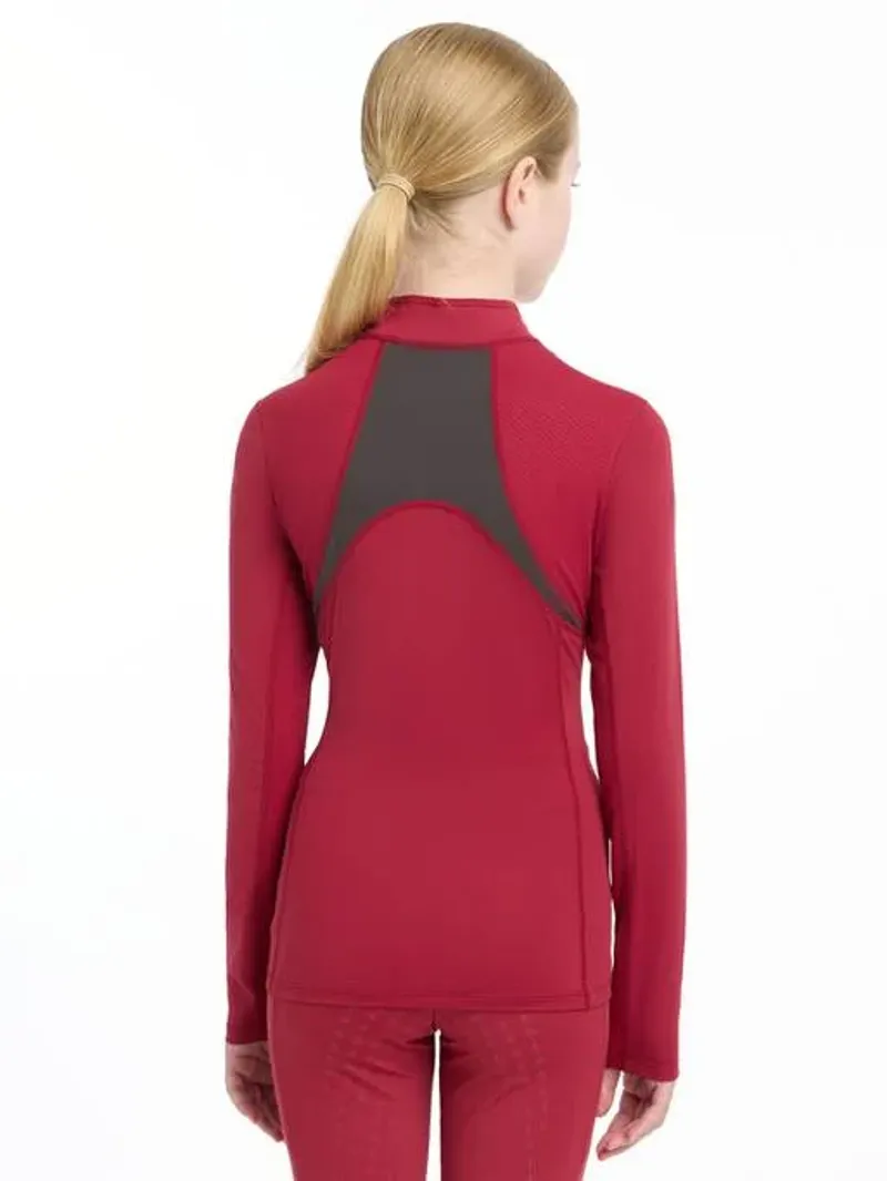 Le Mieux Young Rider Mia Mesh Base Layer Ember-1