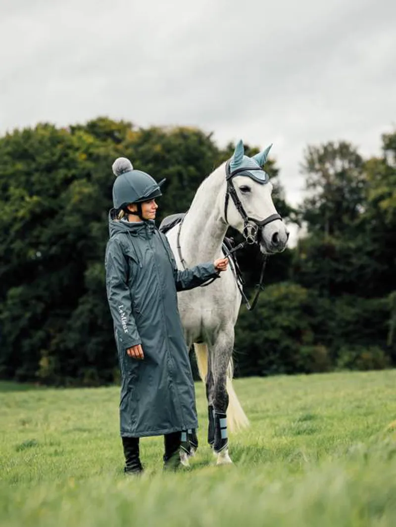Le Mieux Young Rider All  Elements Coat Petrol