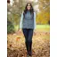 Le Mieux Tilly Hooded Puffer Gilet Petrol