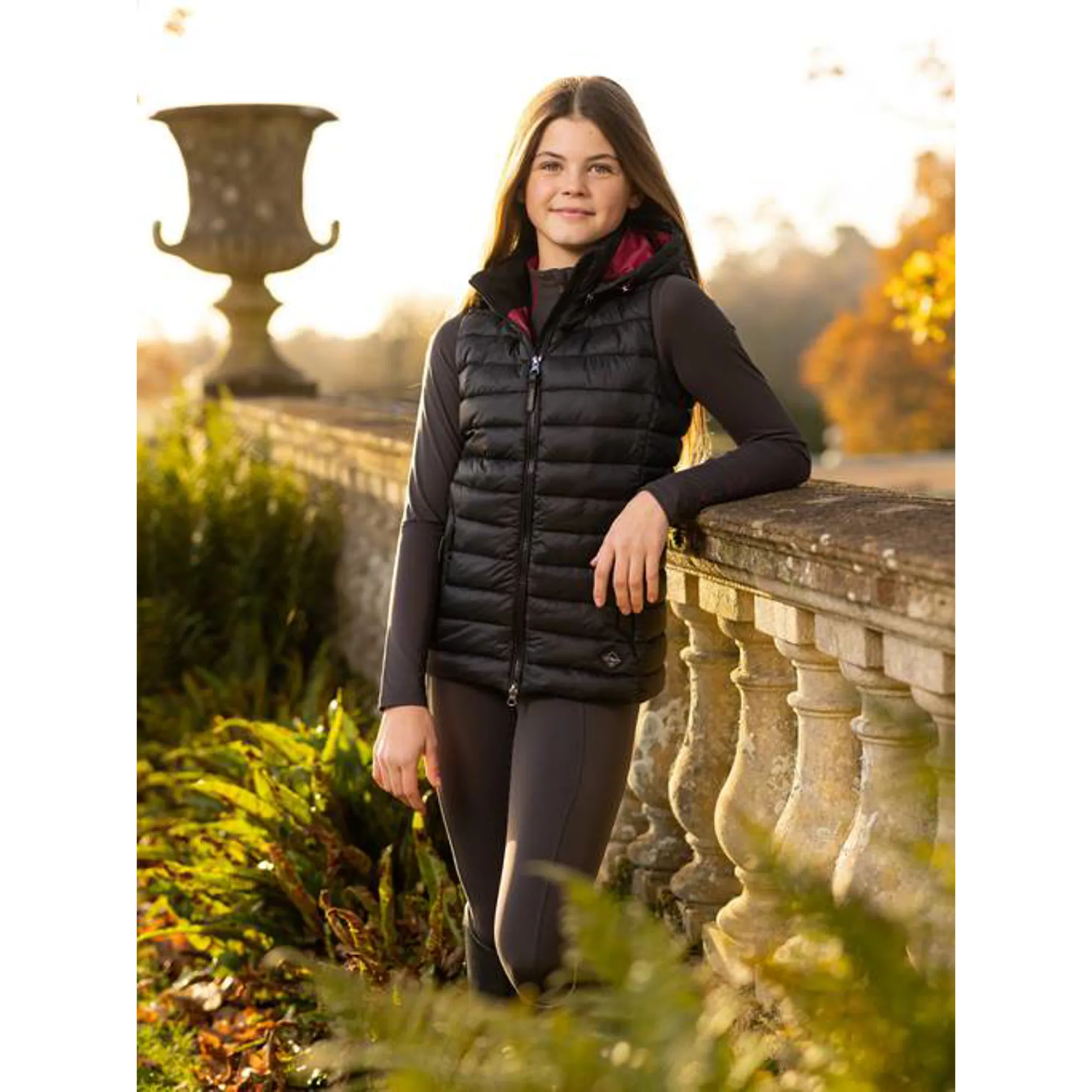 Le Mieux Young Rider Eloise Reversible Winter Gilet Navy Le Mieux Young Rider Eloise Reversible Winter Gilet Navy