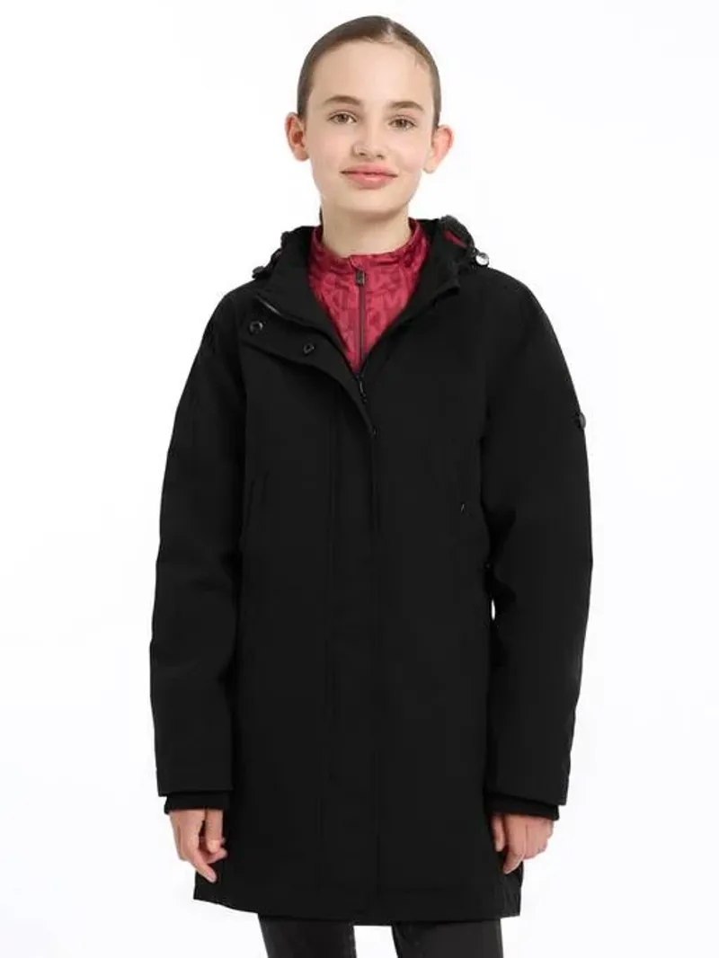 Le Mieux Young Rider Skye Waterproof Coat Black-1