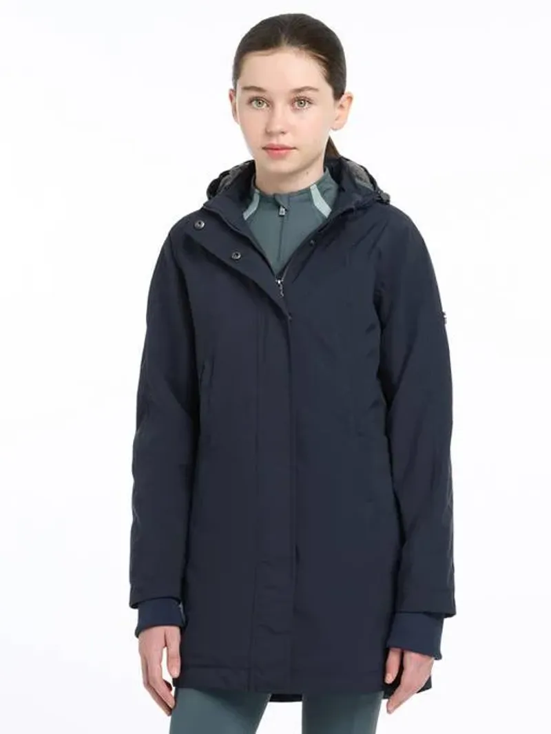 Le Mieux Young Rider Skye Waterproof Coat Navy-1