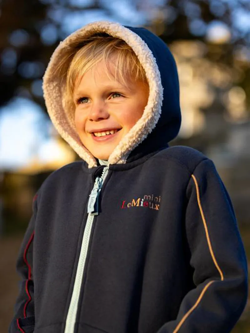Le Mieux Mini Charlie Lined Hoodie Navy