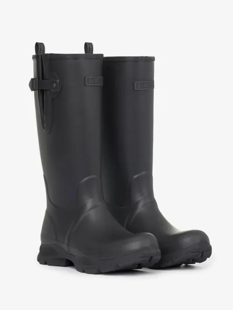 Le Mieux Mens Ultra Stride Wellington Boots Black-1