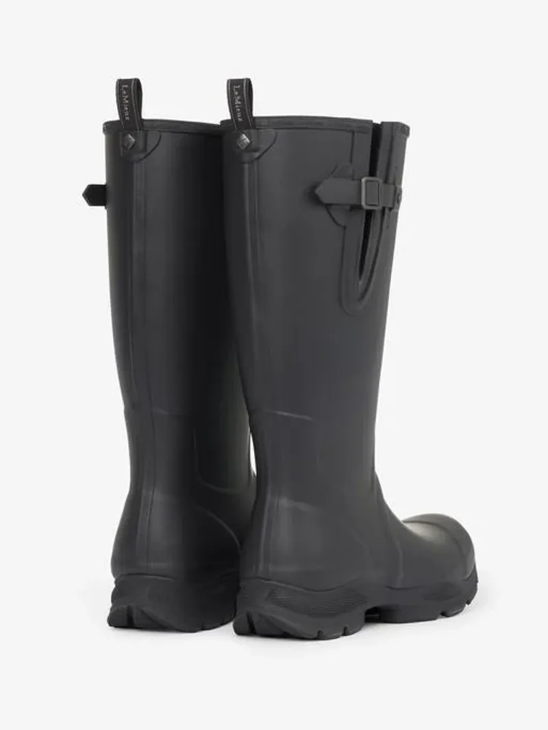 Le Mieux Mens Ultra Stride Wellington Boots Black-2