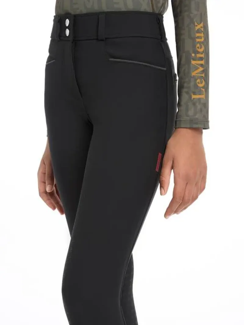 Le Mieux Young Rider Izzy Full Seat Breeches Black-1