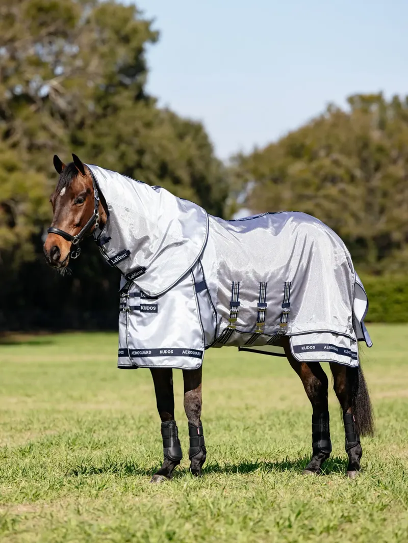 LeMieux Kudos AeroGuard Fly Rug Silver-1