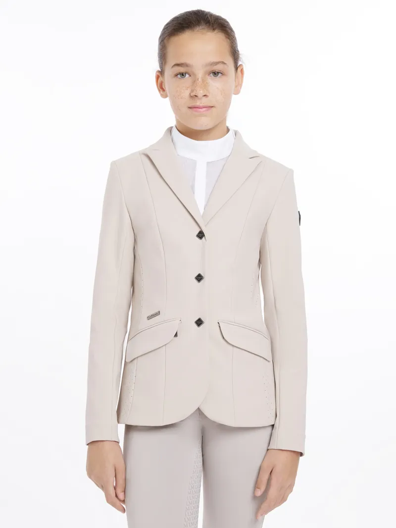 LeMieux Young Rider Kennedy Show Jacket Stone-1