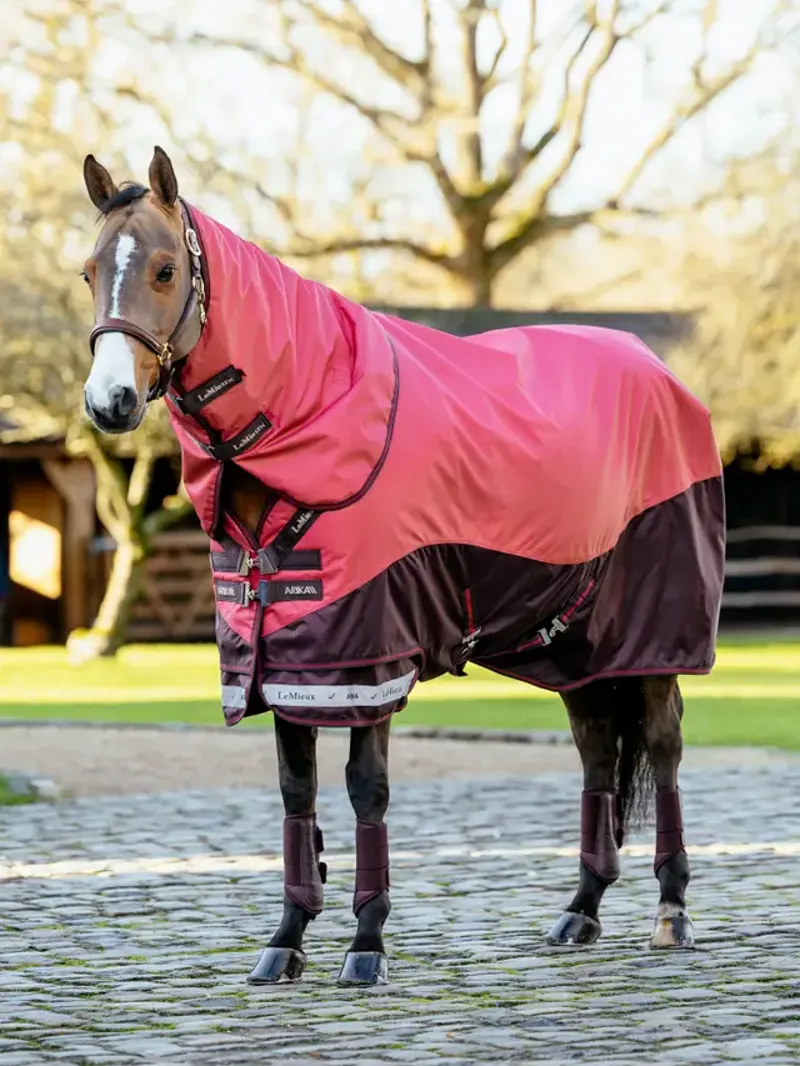 Le Mieux Arika Ripstop 200g Turnout Rug Cranberry