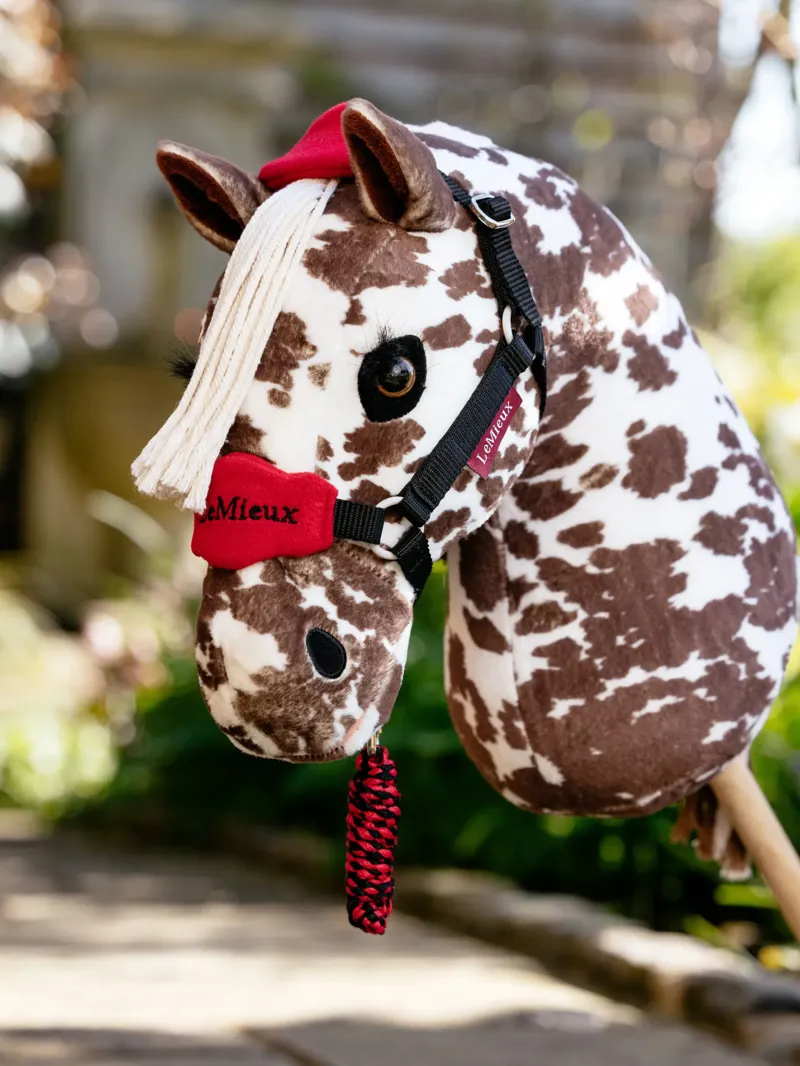 Le Mieux Hobby Horse Vogue Headcollar and Leadrope Chilli