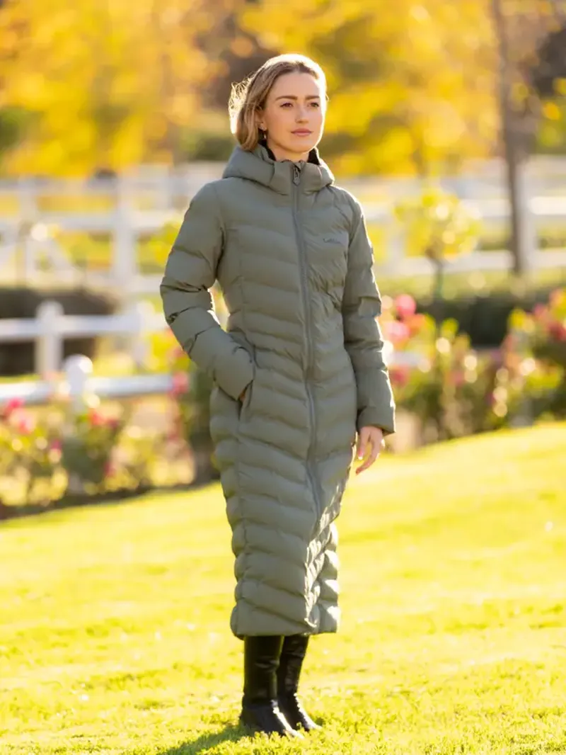 Le Mieux Hayley Water Resistant Longline Puffer Coat Rosemary
