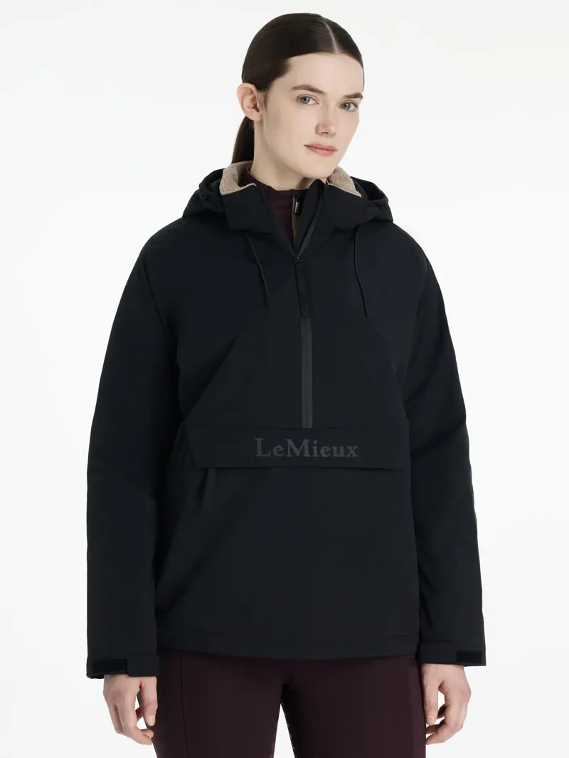 Le Mieux Phoebe Half Zip Waterproof Anorak Black-1
