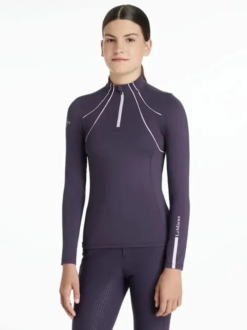 Le Mieux Young Rider Mia Mesh Base Layer Juniper