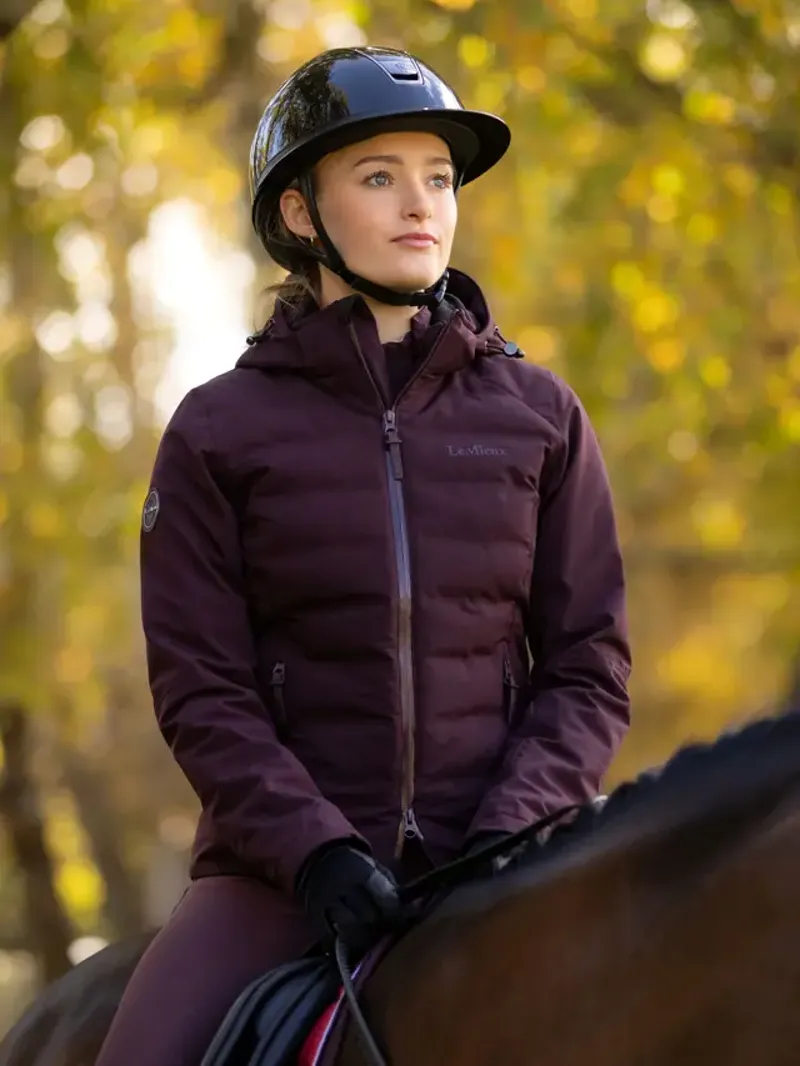 Le Mieux Brooke Waterproof Hybrid Jacket Damson