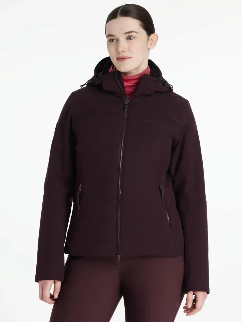Le Mieux Brooke Waterproof Hybrid Jacket Damson-1