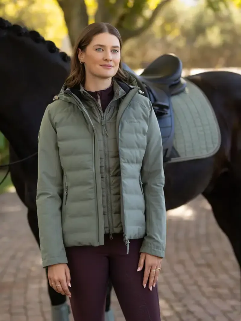 Le Mieux Brooke Waterproof Hybrid Jacket Rosemary