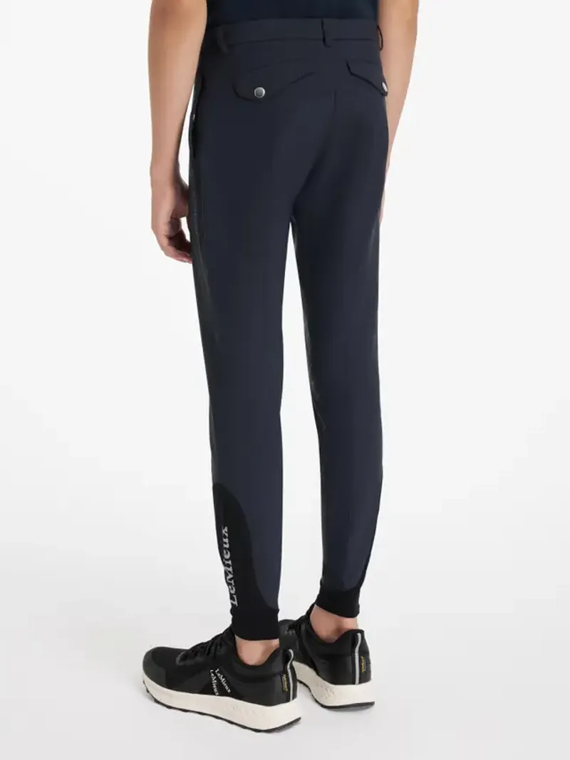 Le Mieux Young Rider Boys Classique Breeches Navy-1