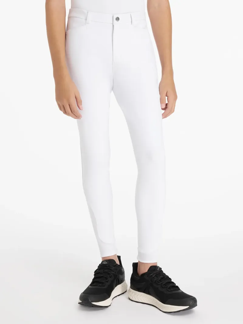 Le Mieux Young Rider Boys Sports Breeches White