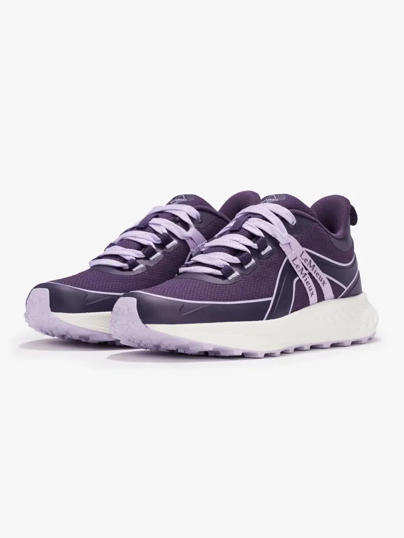 Le Mieux Young Rider Trax Viva Waterproof Trainer Juniper/Lilac
