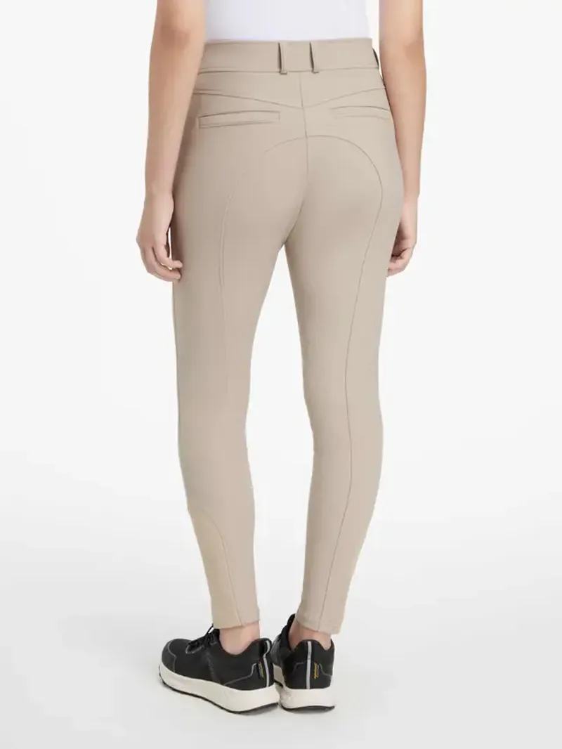 LeMieux Isabelle Knee Grip Breeches Almond-1