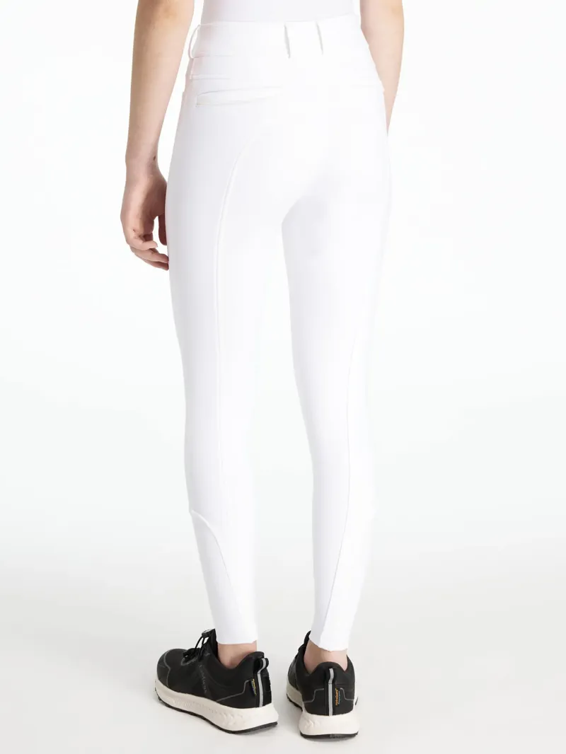 Le Mieux Young Rider Izzy Knee Grip Seat Breeches White-1