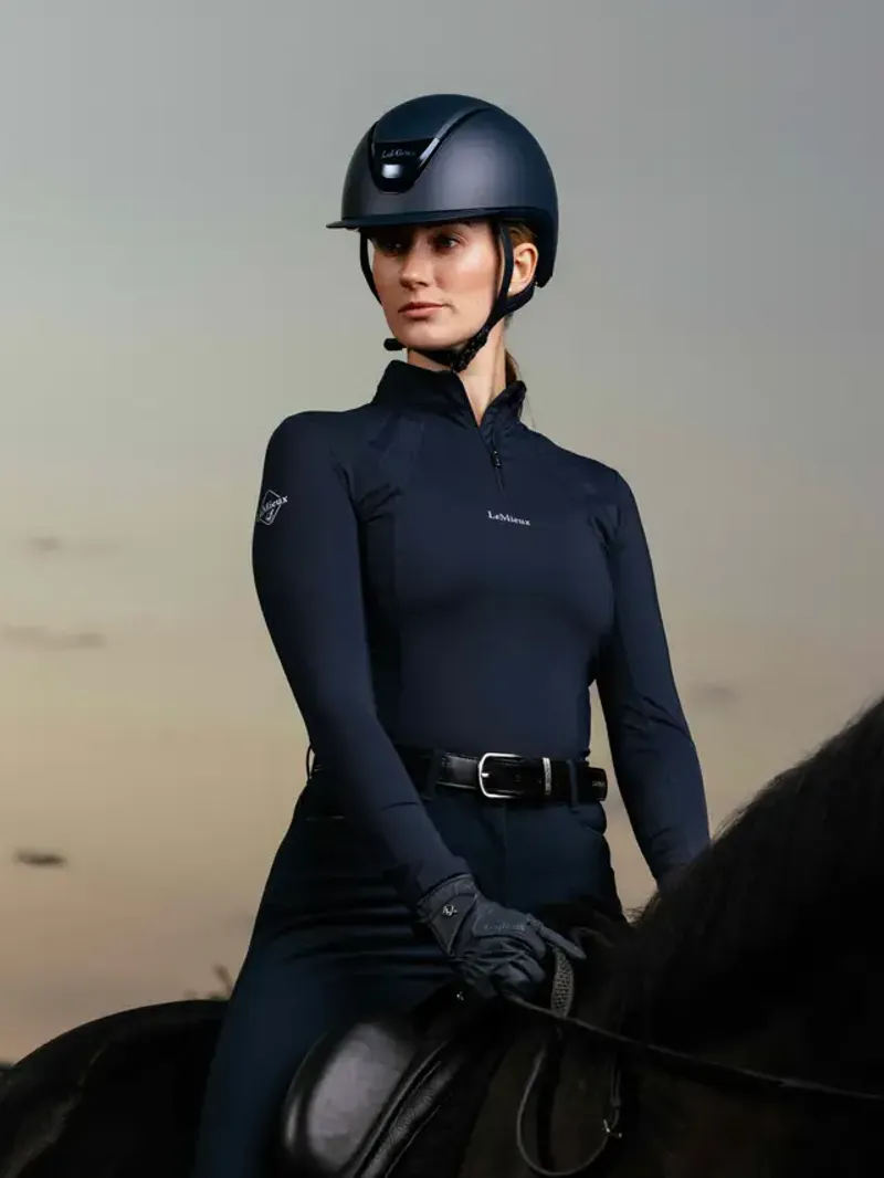 LeMieux Verv Competition Helmet Matte Navy -1