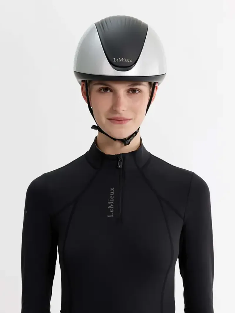 LeMieux Vexa Skull Helmet Silver-2