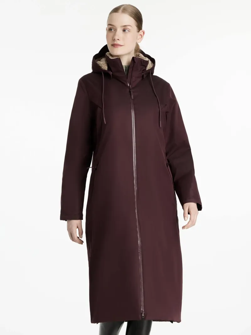 Le Mieux All Elements Coat Damson-1