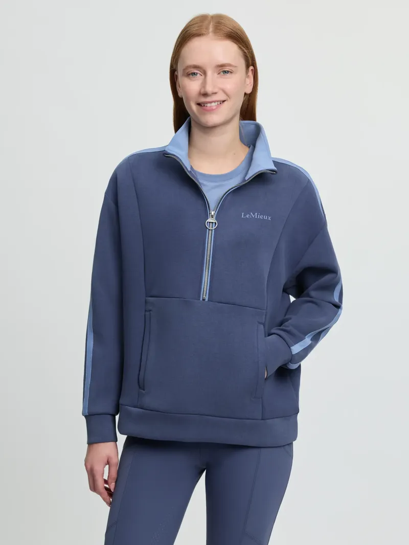LeMieux Connie Half Zip Sweat Navy