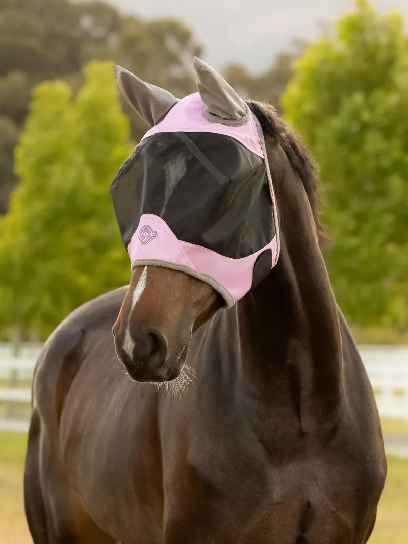LeMieux Visor-Tek Full Fly Mask Fondant