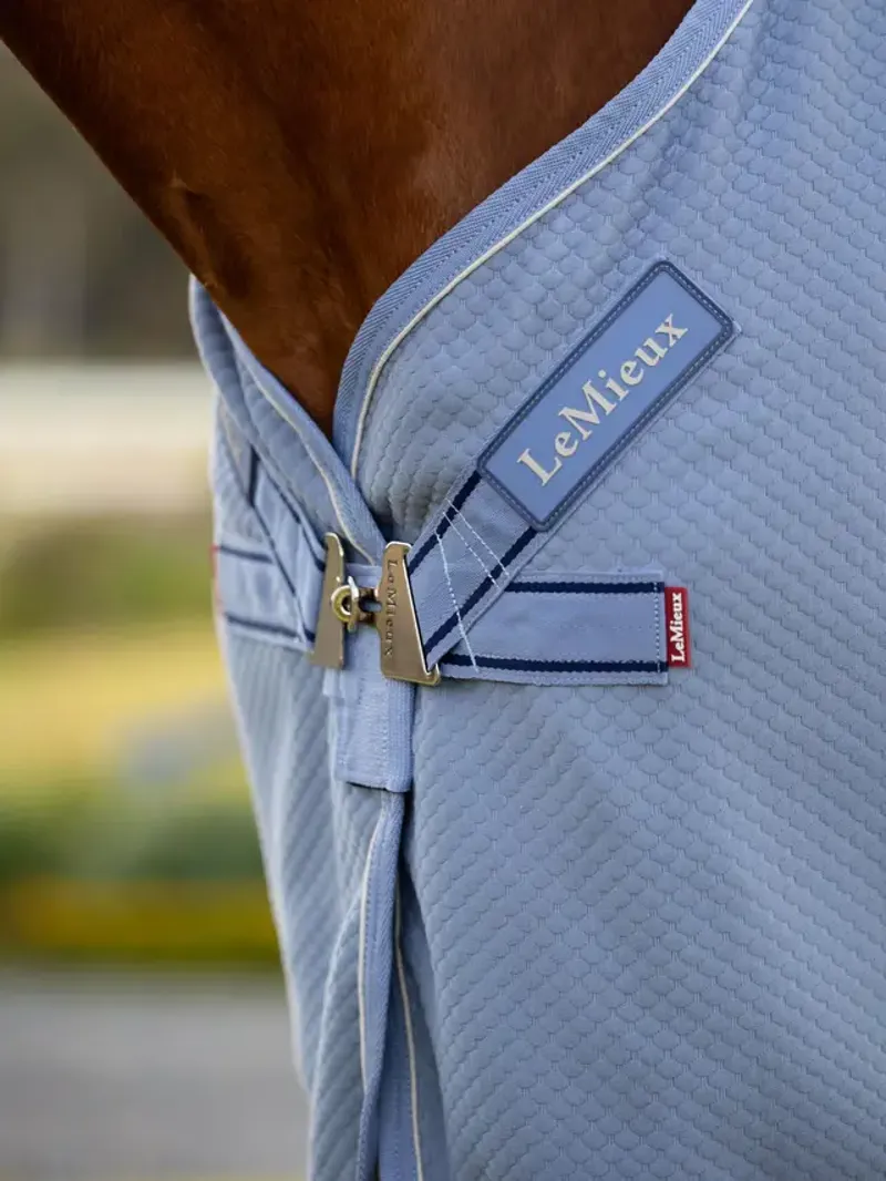 LeMieux Kudos Bamboo Cooler Powder Blue-1