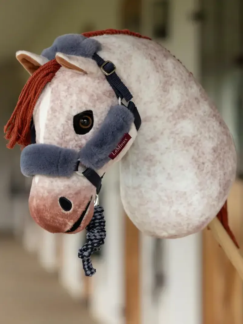 LeMieux Hobby Horse Comfort Headcollar and Leadrope Navy