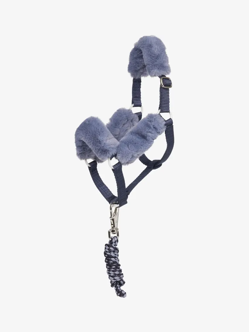 LeMieux Hobby Horse Comfort Headcollar and Leadrope Navy-1