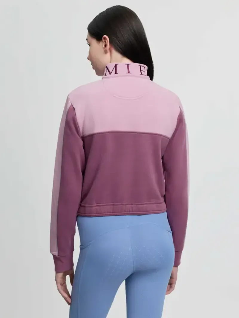 LeMieux Young Rider Cropped Kate Quarter Zip Mallow-1