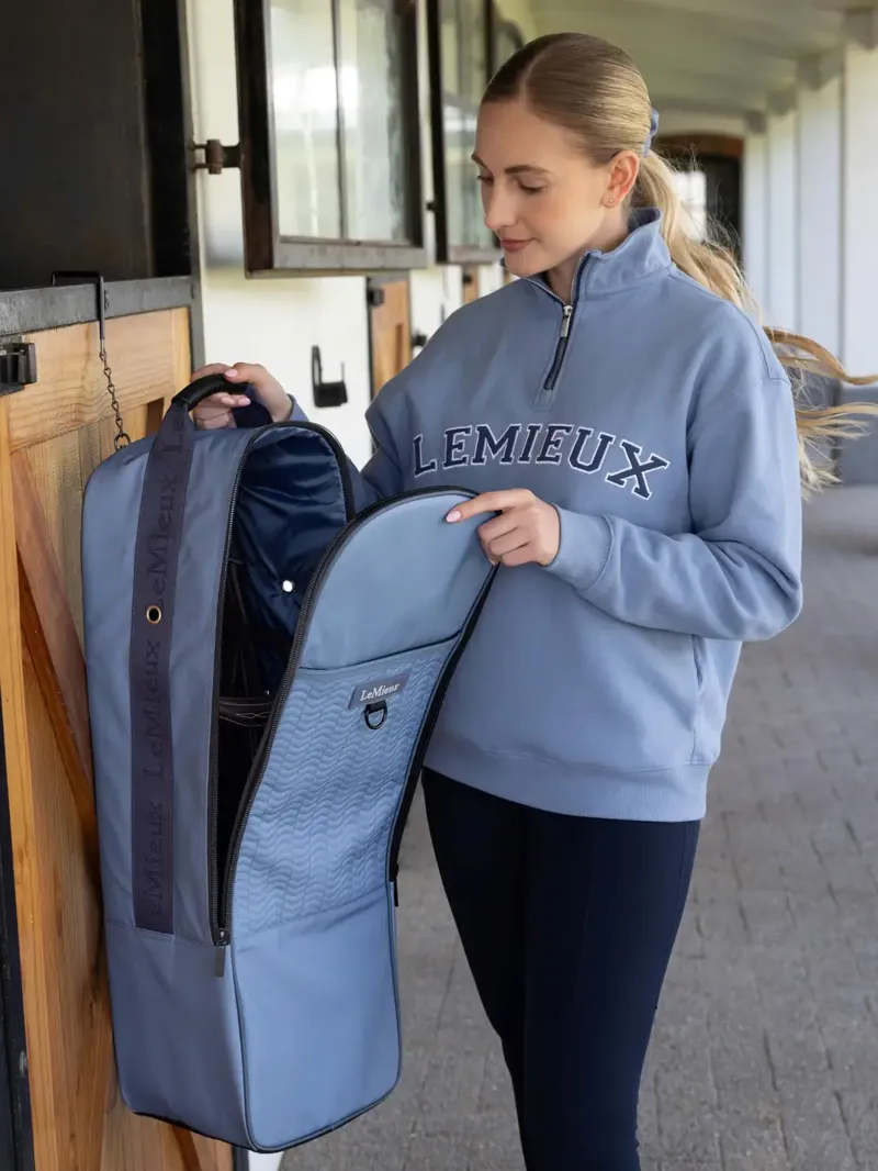 LeMieux Anatomical Bridle Bag Powder Blue One Size-1