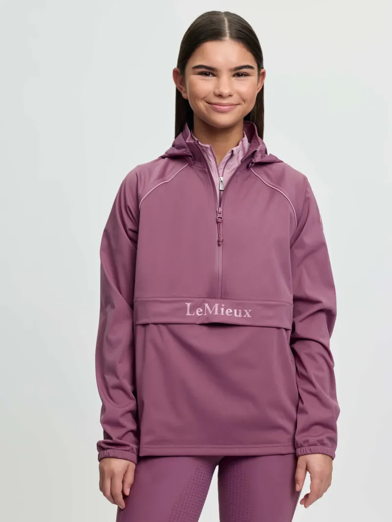LeMieux Young Rider Paige Quarter Zip Waterproof Jacket Mallow