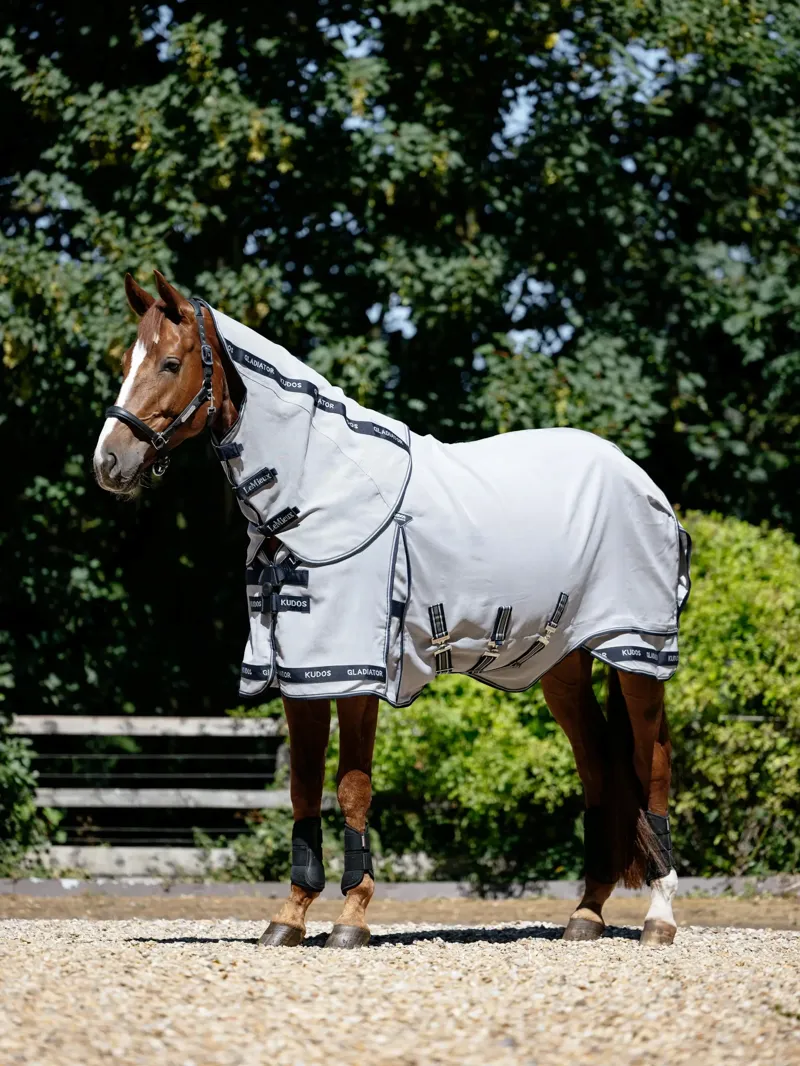LeMieux Kudos Gladiator Fly Rug Grey