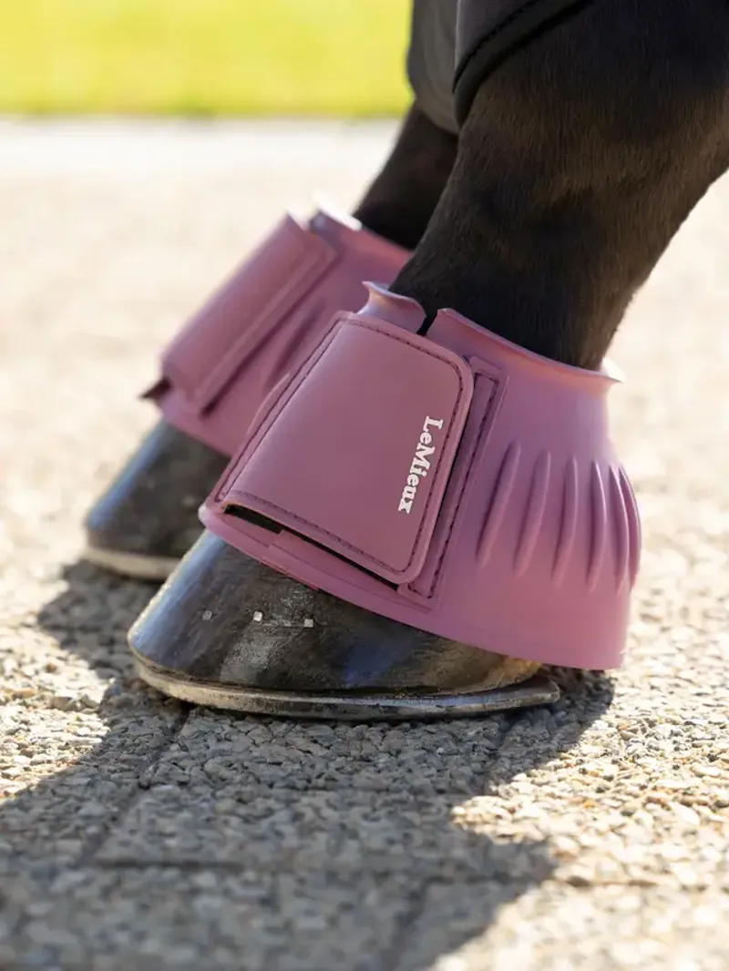 LeMieux Rubber Bell Boots Mallow-1